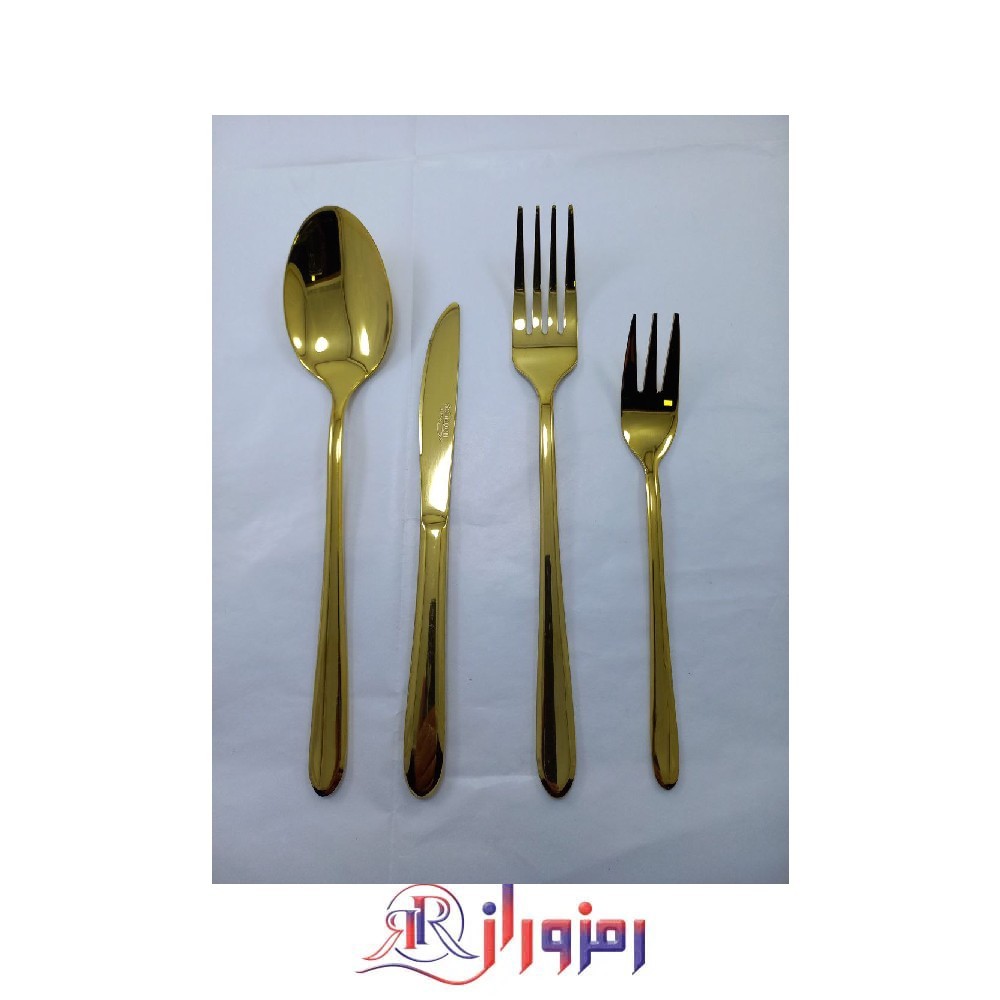 سرویس قاشق و چنگال 12 نفره 60 پارچه سولینگن مدل طلایی ساده دهنه اروپایی ، خرید و قیمت سرویس قاشق و چنگال 12 نفره 60 پارچه سولینگن مدل طلایی ساده دهنه اروپایی ، خوش دست مجلسی کیفیت بالا